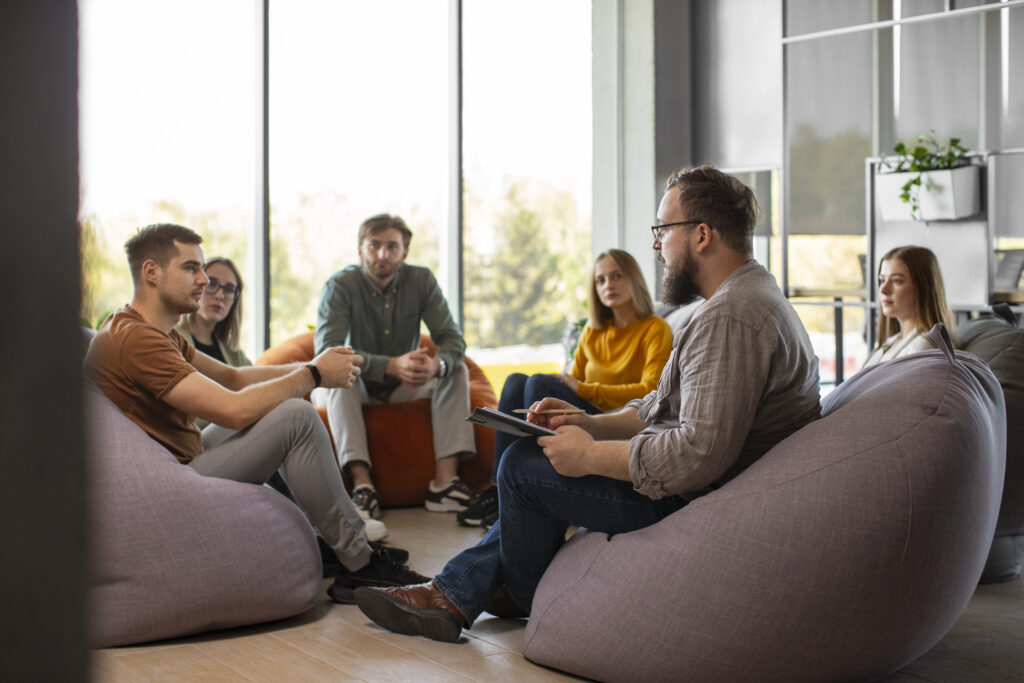 people attending therapy meeting 2